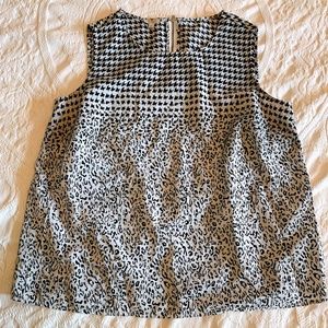 Talbots sleeveless work blouse/tank top